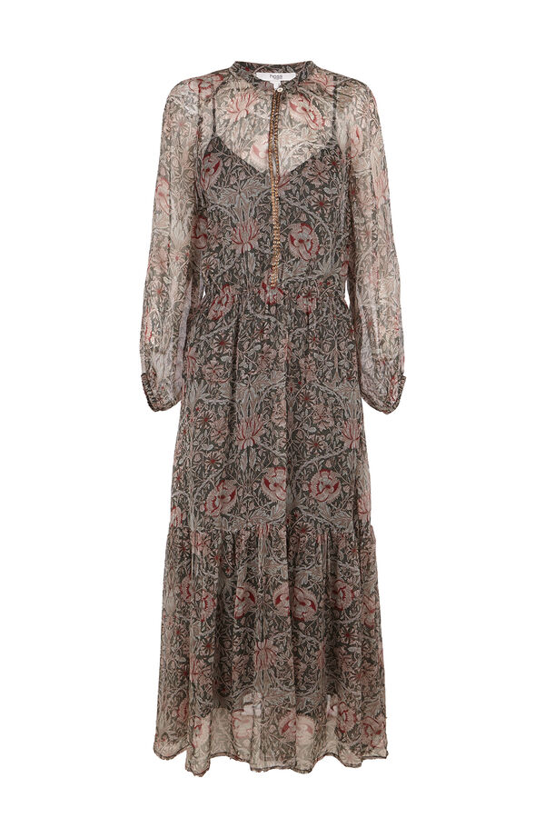 Hoss Intropia Aina. Vestido estampado Estampado Verde