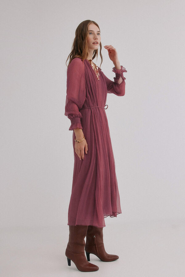 Hoss Intropia Alejandra. Vestido fluido Rosa