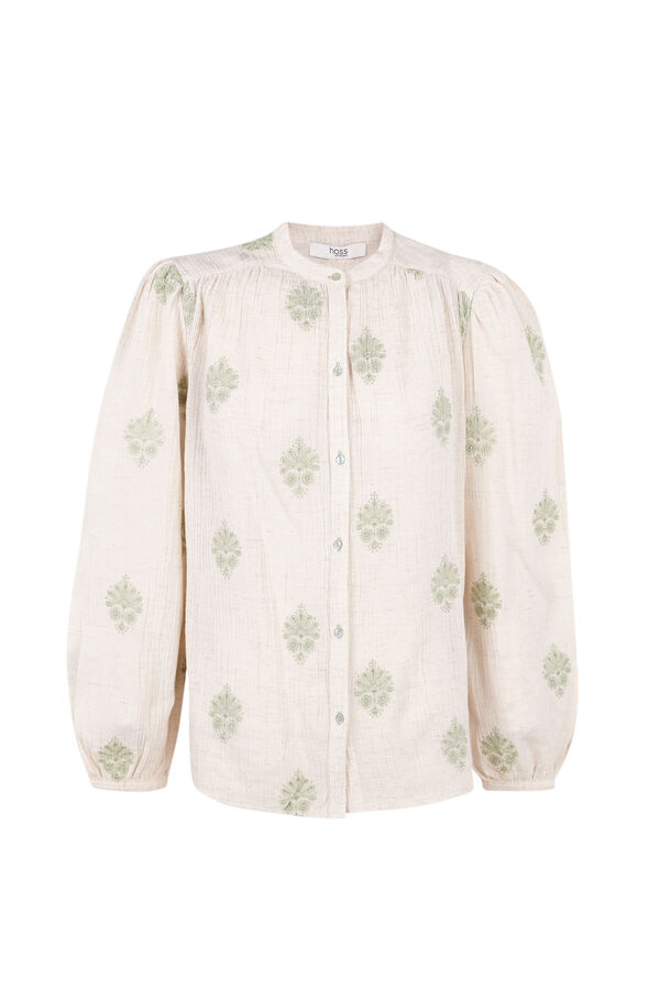 Hoss Intropia Grace. Blusa bordada Marfil
