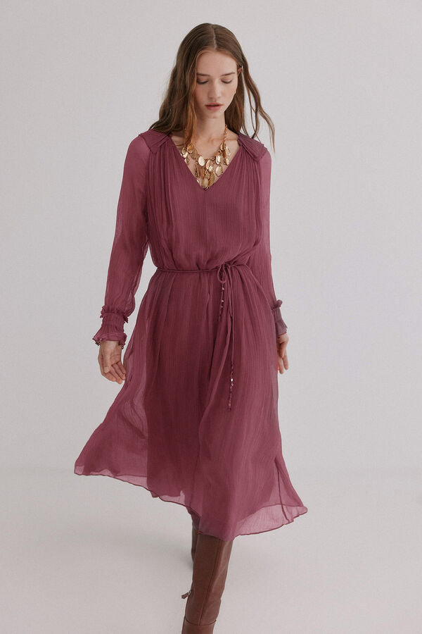 Hoss Intropia Alejandra. Vestido fluido Rosa