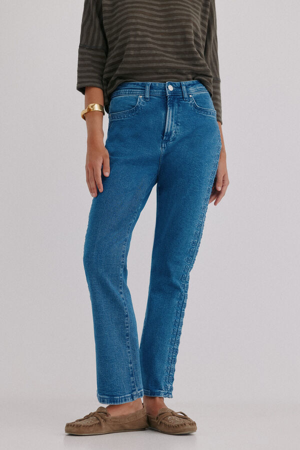 Hoss Intropia Bernadette. Vaqueros bootcut Azul