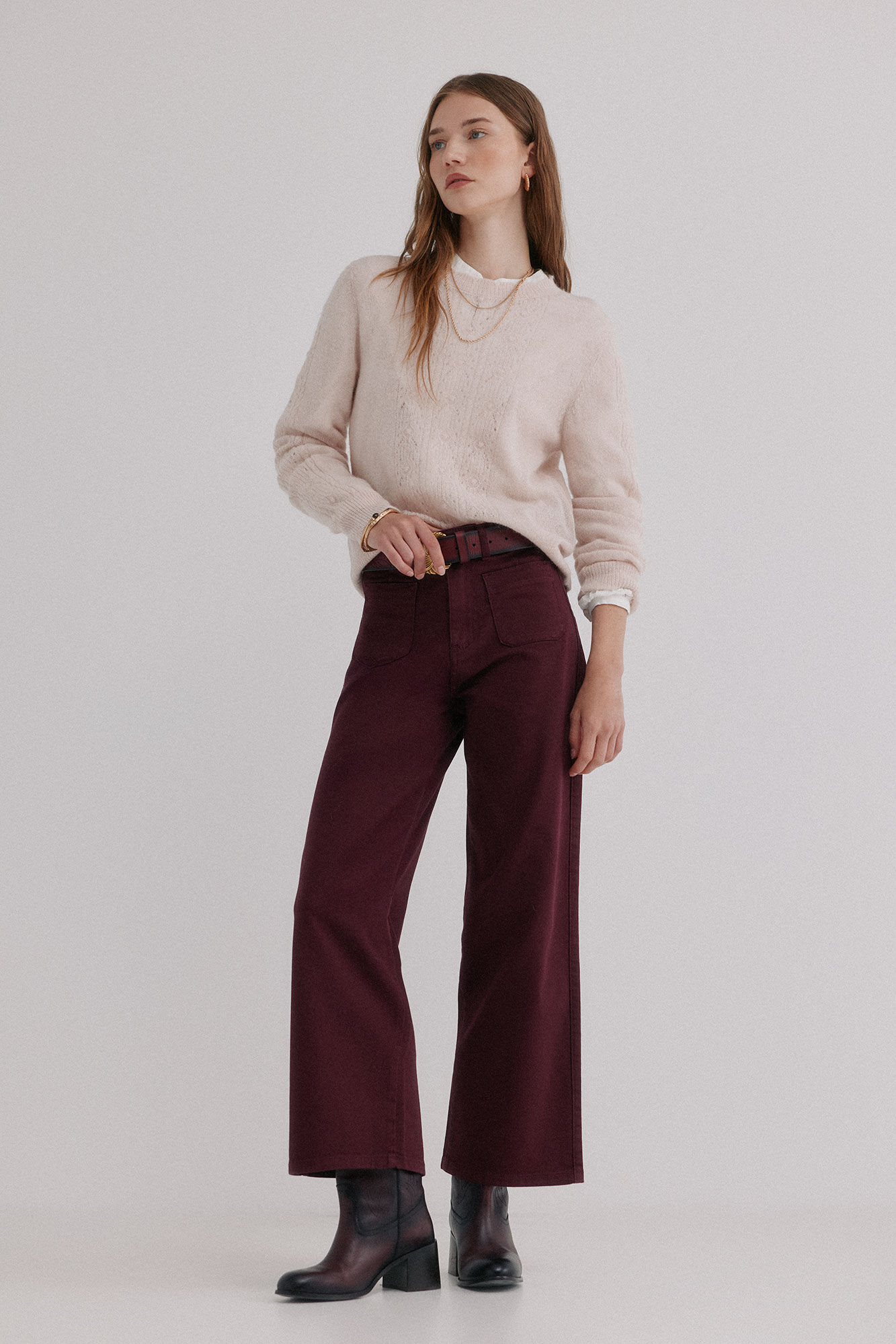 Hoss Intropia Isabella. Jersey calado