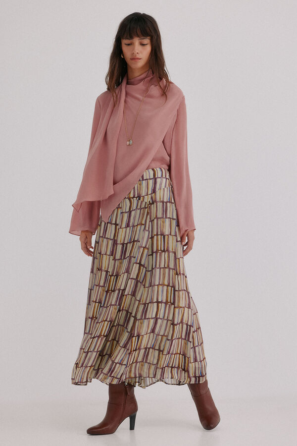 Hoss Intropia Rita. Falda fluida Lila