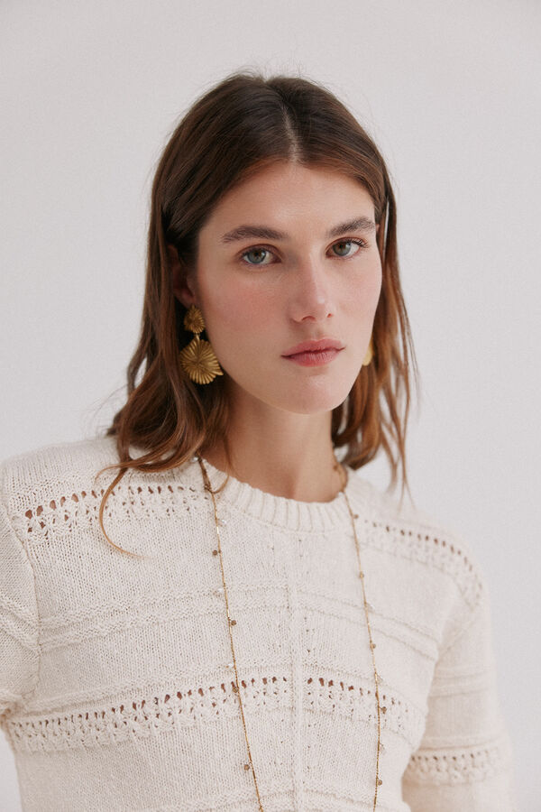 Hoss Intropia Iseult. Jersey con textura Marfil