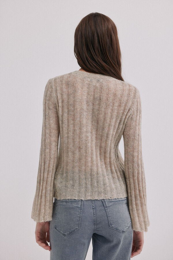 Hoss Intropia Neus. Jersey cuello redondeado Gris