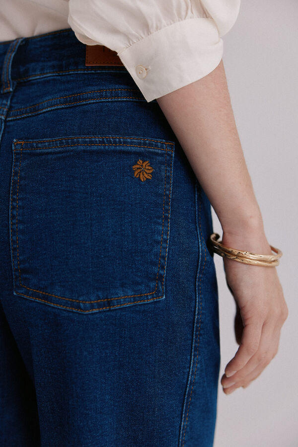 Hoss Intropia Babette. Vaqueros estructurados Azul marino