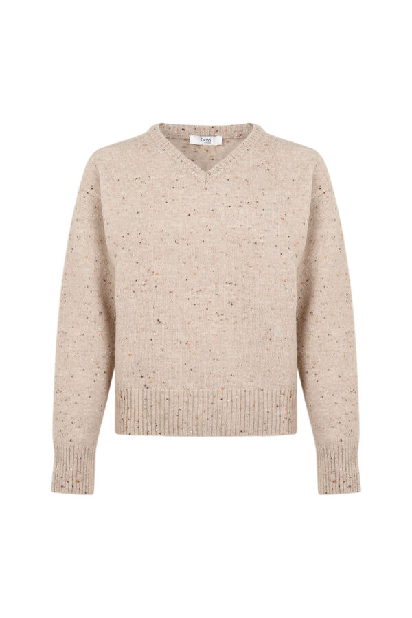 Hoss Intropia Imelda. Jersey jaspeado Beige