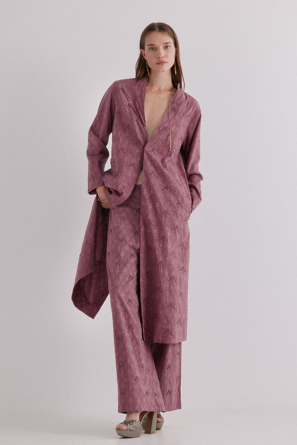 Hoss Intropia Estelle. Kimono jaquard Rosa