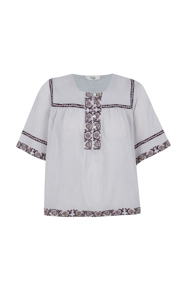 Hoss Intropia Cecile. Blusa flu&iacute;da Azul