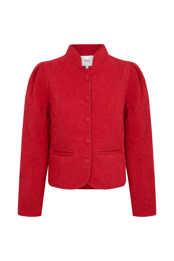 Hoss Intropia Elisa. Chaqueta acolchada corta rojo