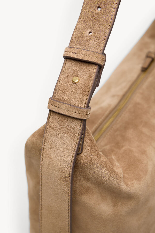 Hoss Intropia Natalia. Bolso de serraje Marron oscuro