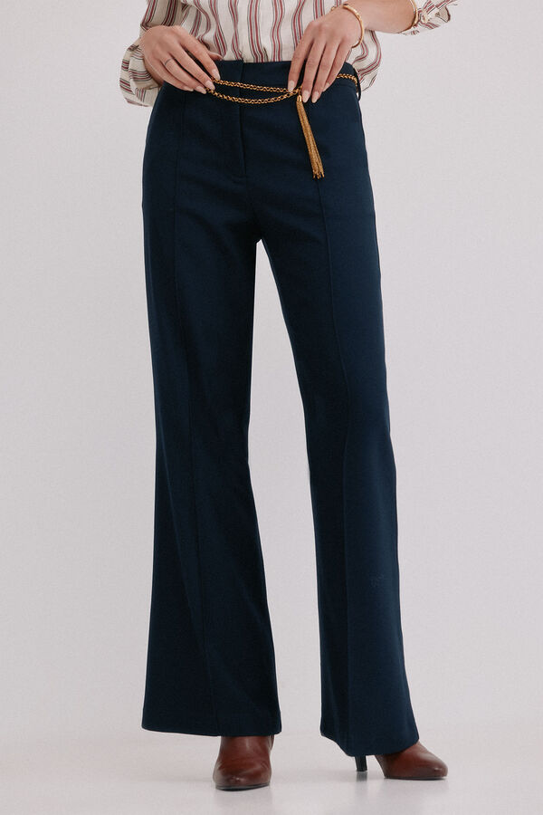 Hoss Intropia Poppy. Pantal&oacute;n recto Negro