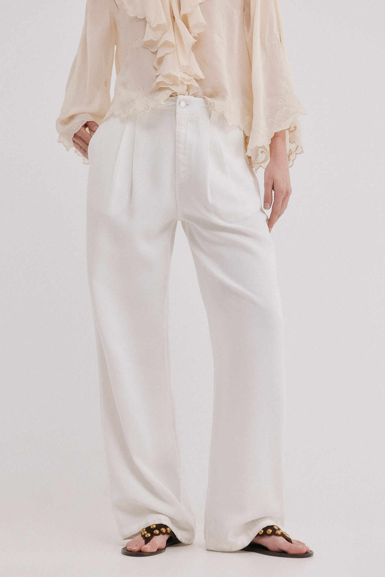 Hoss Intropia Bloom. Denim tencel