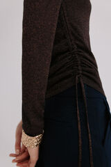 Hoss Intropia Imani. Jersey con frunces Marron