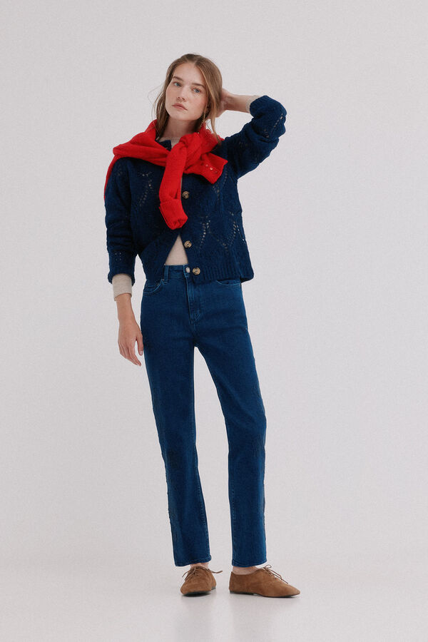 Hoss Intropia Bridgite. Jeans bootcut Azul marino