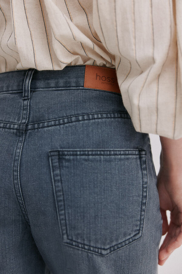 Hoss Intropia Brunella. Jeans tiro alto Gris