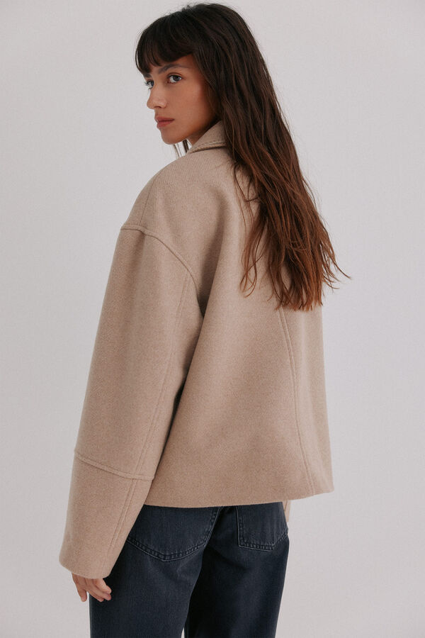 Hoss Intropia Fabiana. Abrigo corto Gris