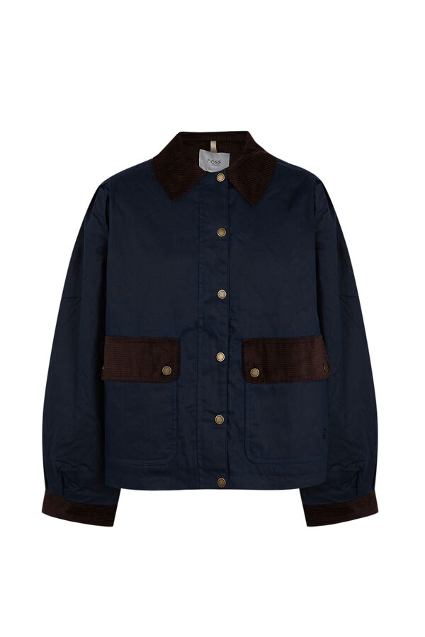Hoss Intropia Denise. Chaqueta contrastes Azul marino