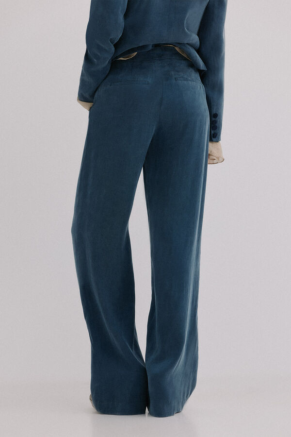 Hoss Intropia Palmira. Pantalones fluidos Azul marino