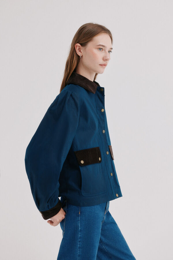 Hoss Intropia Denise. Chaqueta contrastes Azul marino