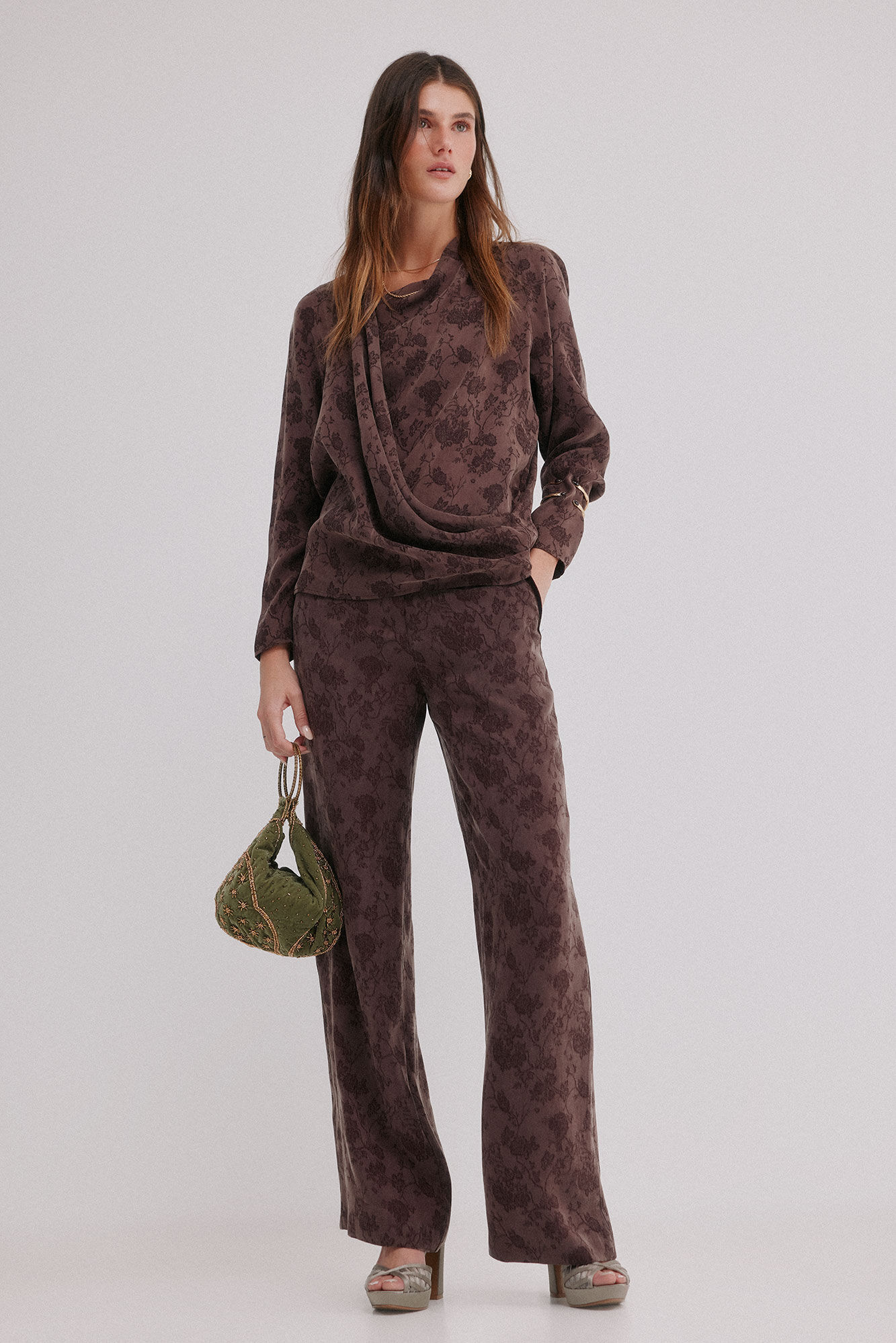 Hoss Intropia Concha. Blusa jacquard