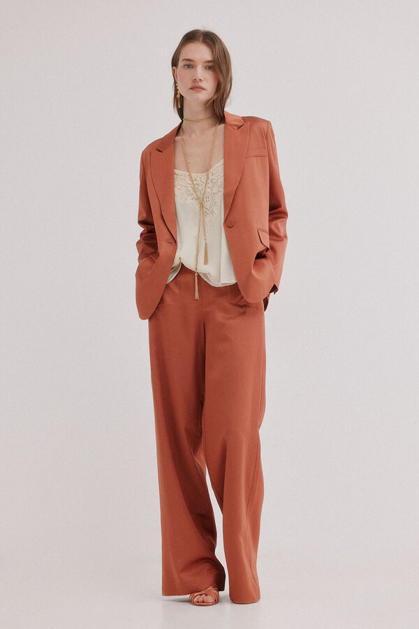 Hoss Intropia Elma.Chaqueta corte cl&aacute;sico Rosa