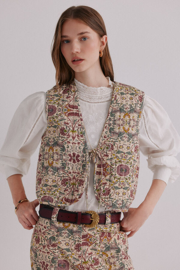 Hoss Intropia Édith. Chaleco estampado Multicolor