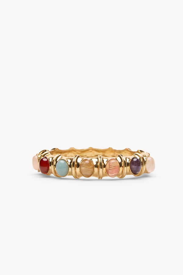 Hoss Intropia Lena. Pulsera piedras. Dorado