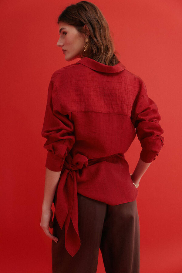 Hoss Intropia Cosette. Blusa de rayas rojo