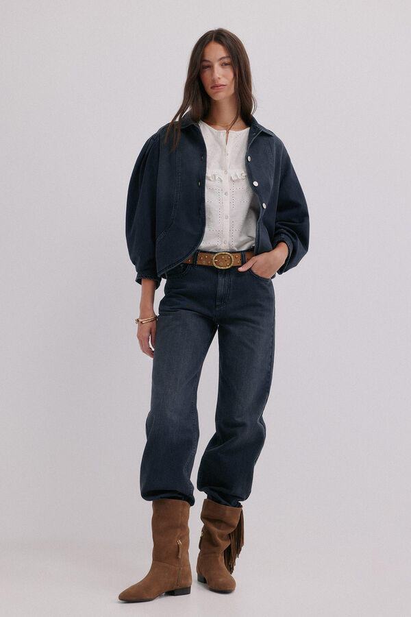 Hoss Intropia Celia. Blusa rom&aacute;ntica Marfil