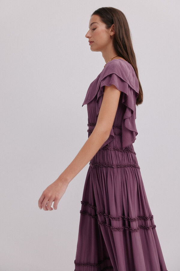 Hoss Intropia Anna. Vestido fluido Morado