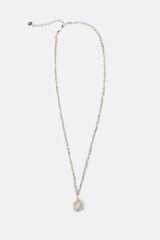 Hoss Intropia Luz. Collar con piedra natural Gris