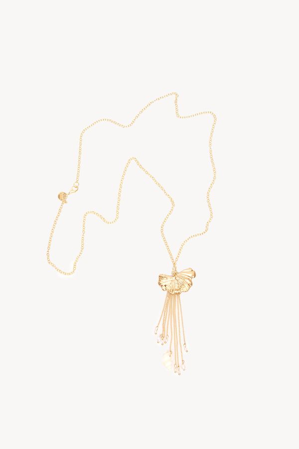 Hoss Intropia Neisa. Collar largo moneditas Dorado