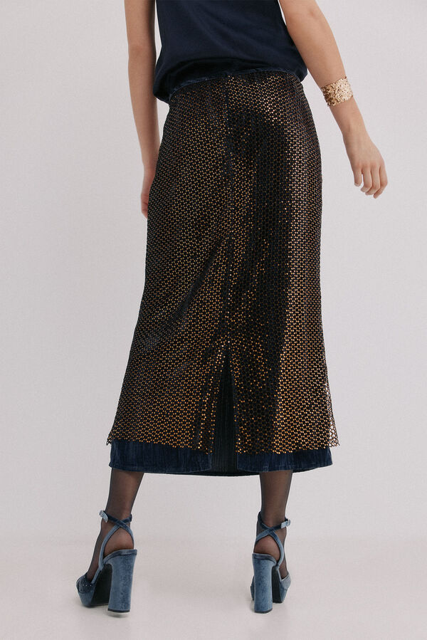 Hoss Intropia Riley. Falda lentejuelas Multicolor