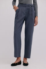 Hoss Intropia Piper. Pantal&oacute;n con lazada Gris