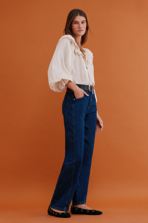 Hoss Intropia Cassandra. Blusa rom&aacute;ntica Marfil