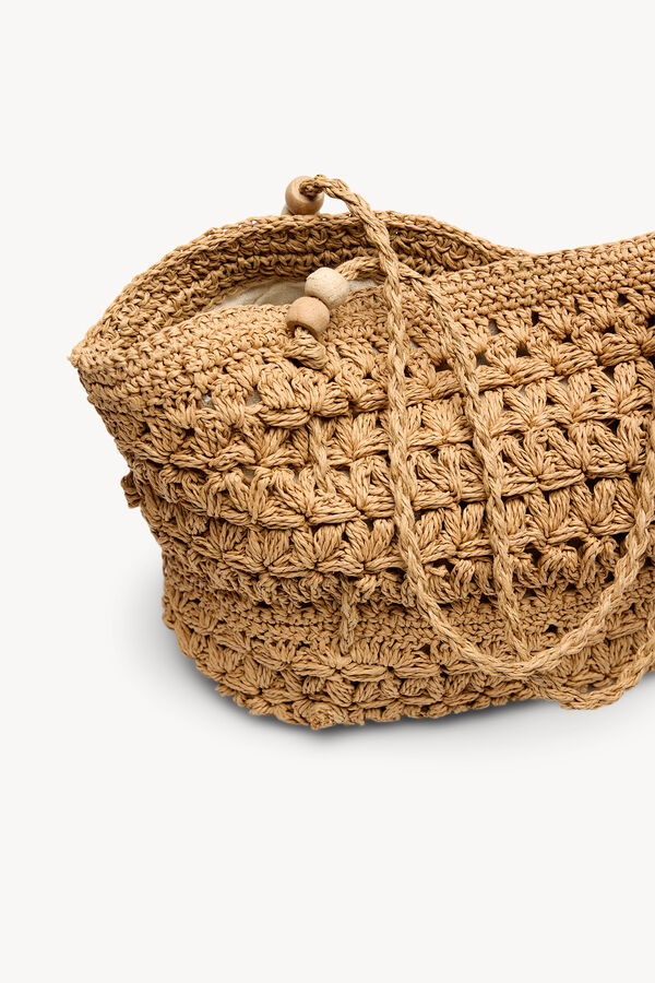 Hoss Intropia Naiara. Bolso capazo rafia Arena