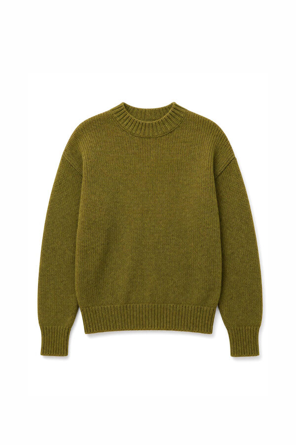 Slowlove Jersey b&aacute;sico Kaki