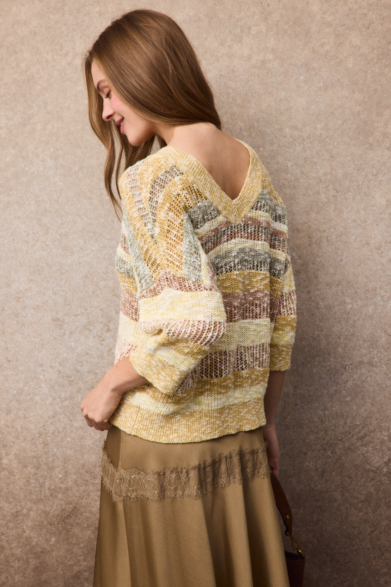 Slowlove Jersey pico multicolor