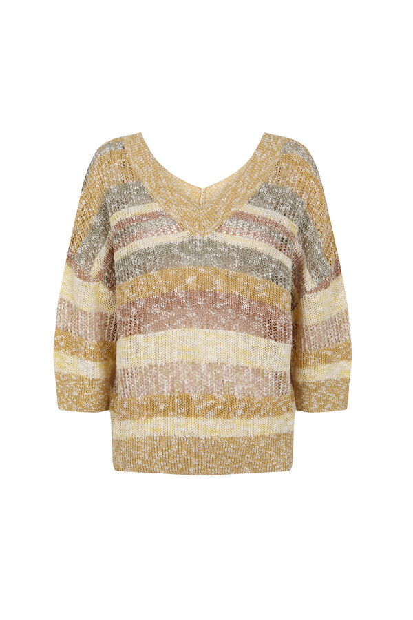 Slowlove Jersey pico multicolor Amarillo
