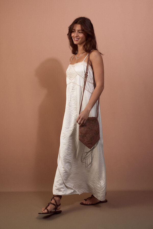 Slowlove Vestido lencero satinado Multicolor