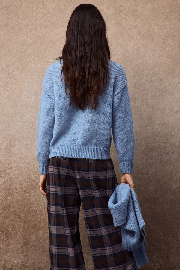 Slowlove Jersey b&aacute;sico Azul