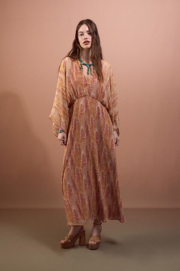 Slowlove Vestido estampado fluido Multicolor