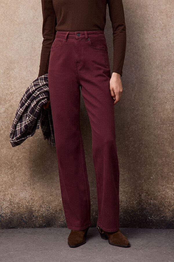 Slowlove Jeans New Recto Granate