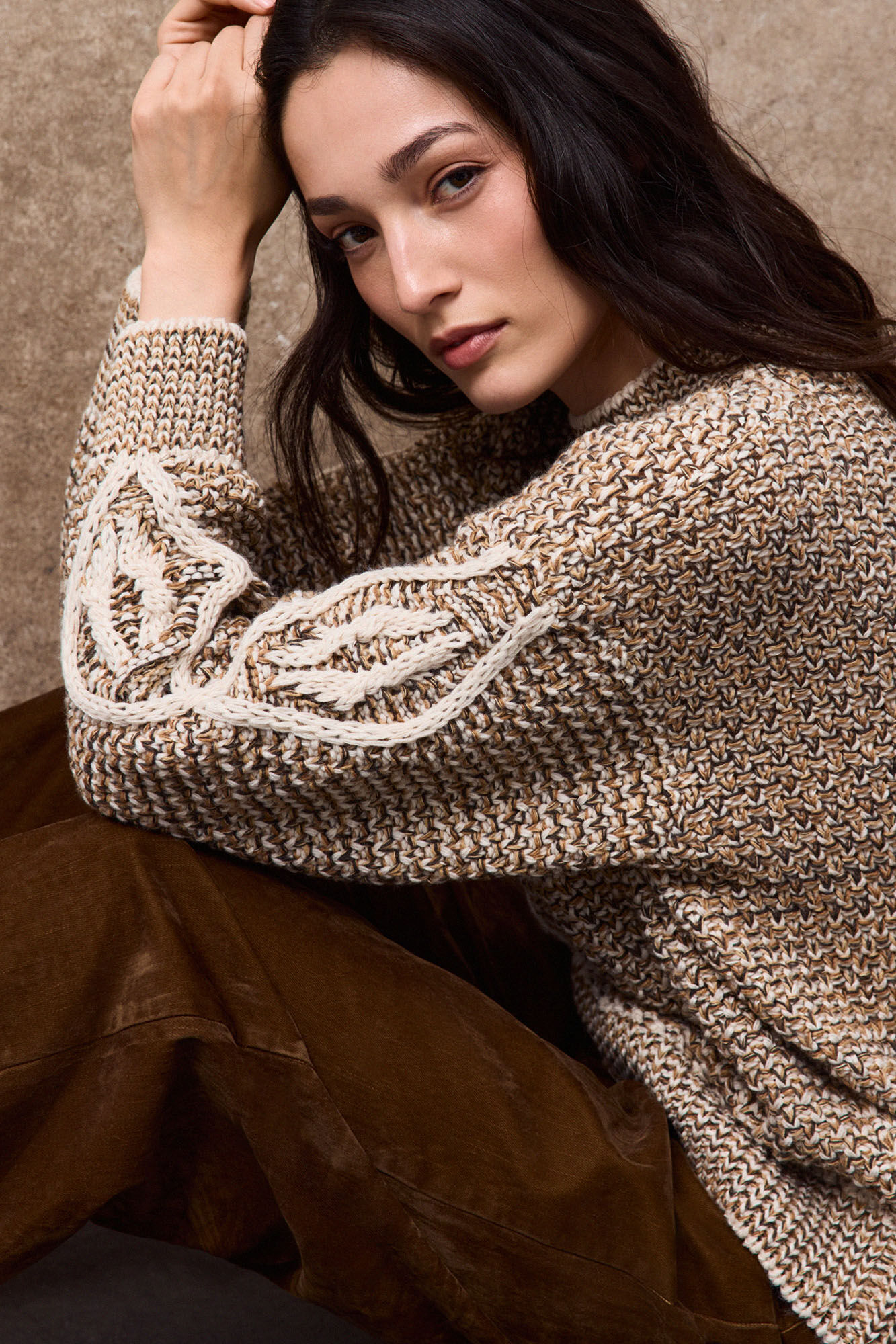 Slowlove Jersey aranes contraste