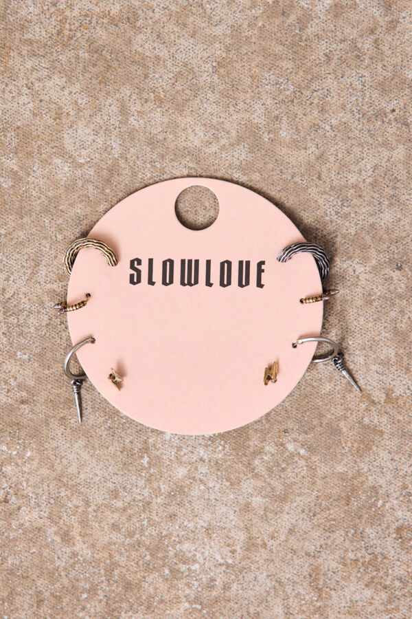 Slowlove Pack pendientes Multicolor