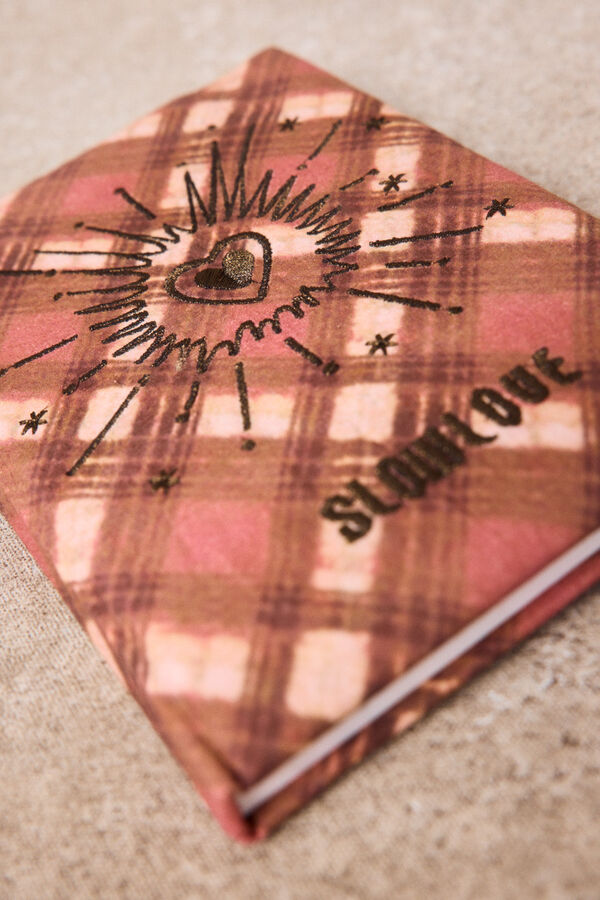 Slowlove Libreta estampada Estampado granate