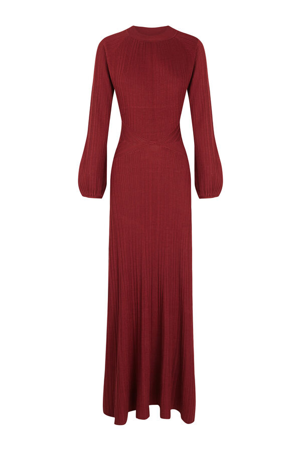 Slowlove Vestido punto fino Naranja