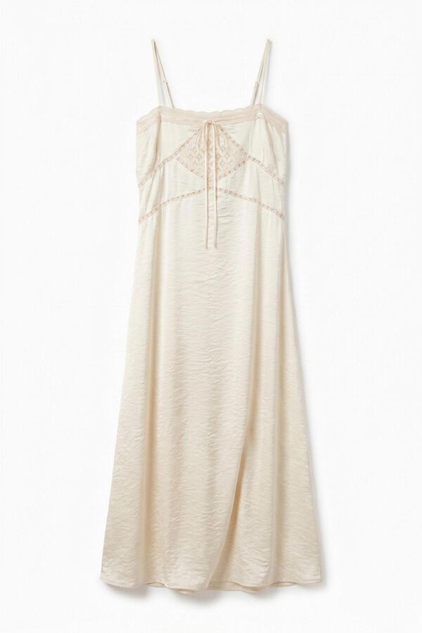 Slowlove Vestido lencero satinado Multicolor