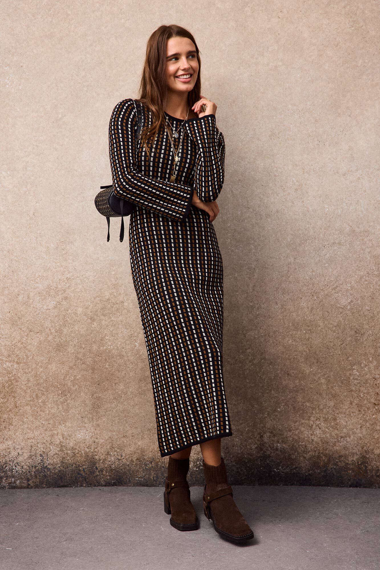 Slowlove Vestido largo punto